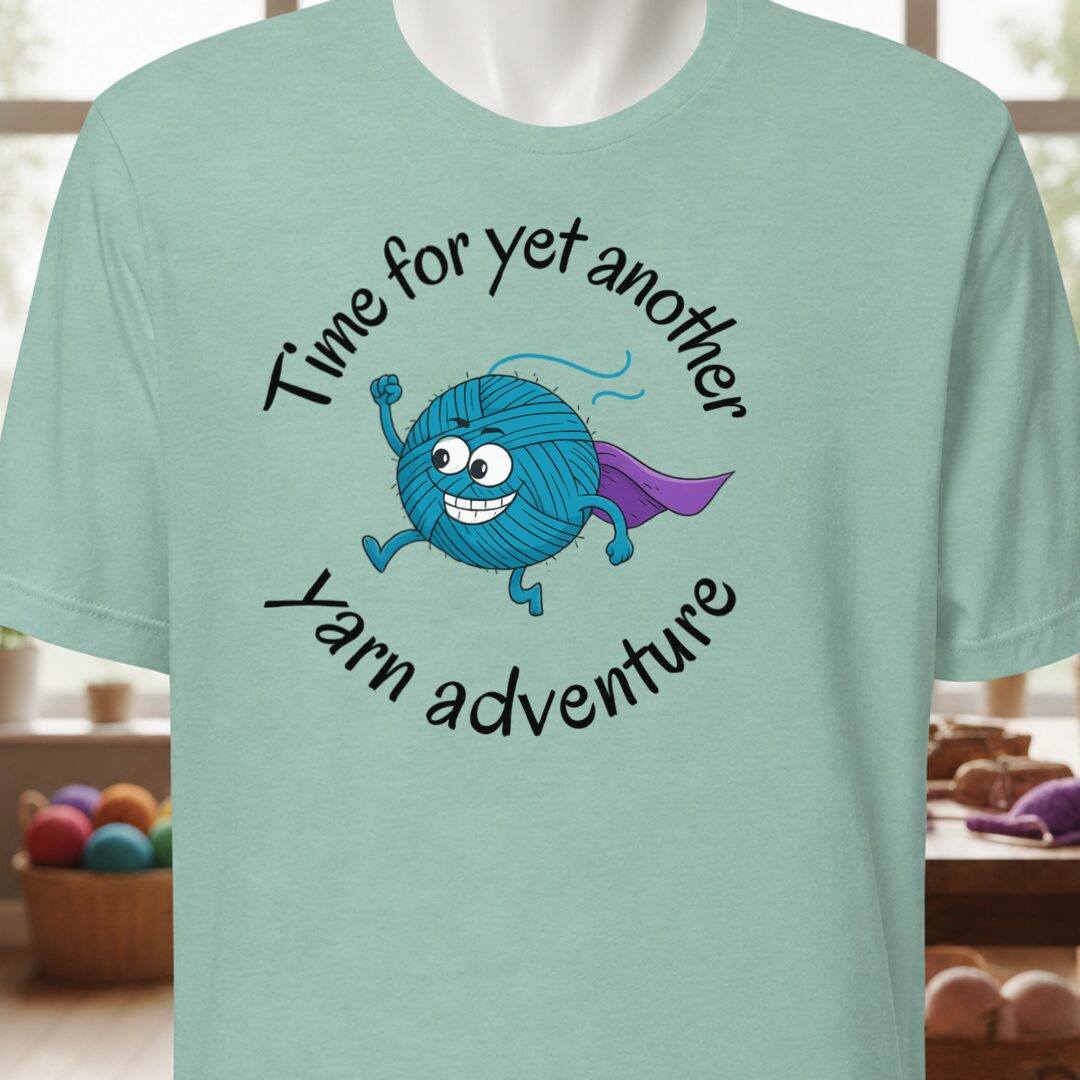 Yarn Adventure T-Shirt Sea Breeze t-shirt