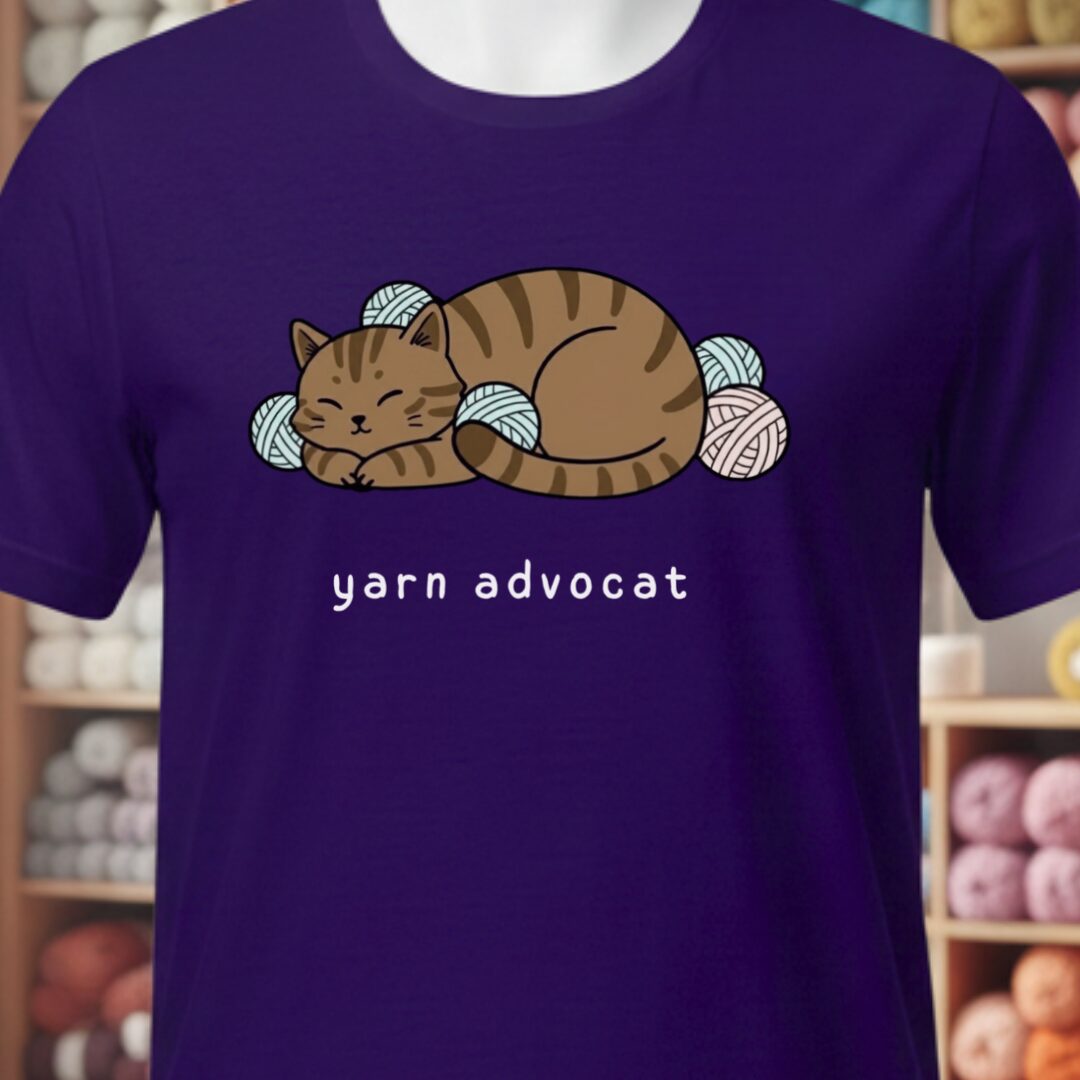 Yarn Advocat T-Shirt Purple t-shirt