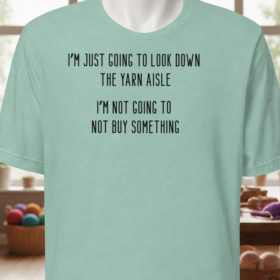 Yarn Aisle T-Shirt Sea Breeze t-shirt