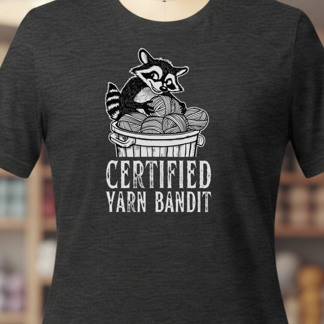 Yarn Bandit T-Shirt Dark Grey t-shirt