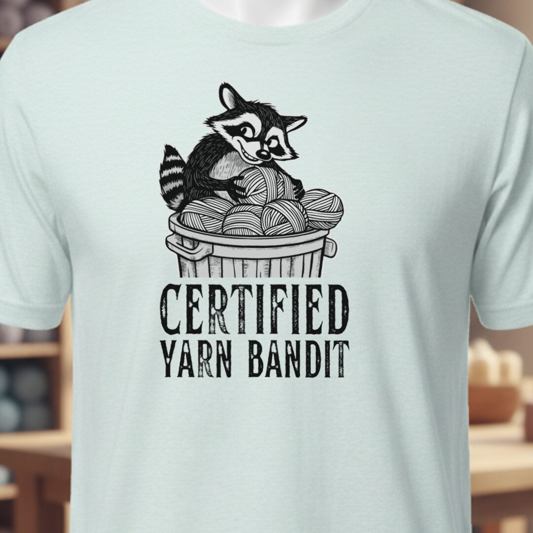 Yarn Bandit T-Shirt Ice Blue t-shirt