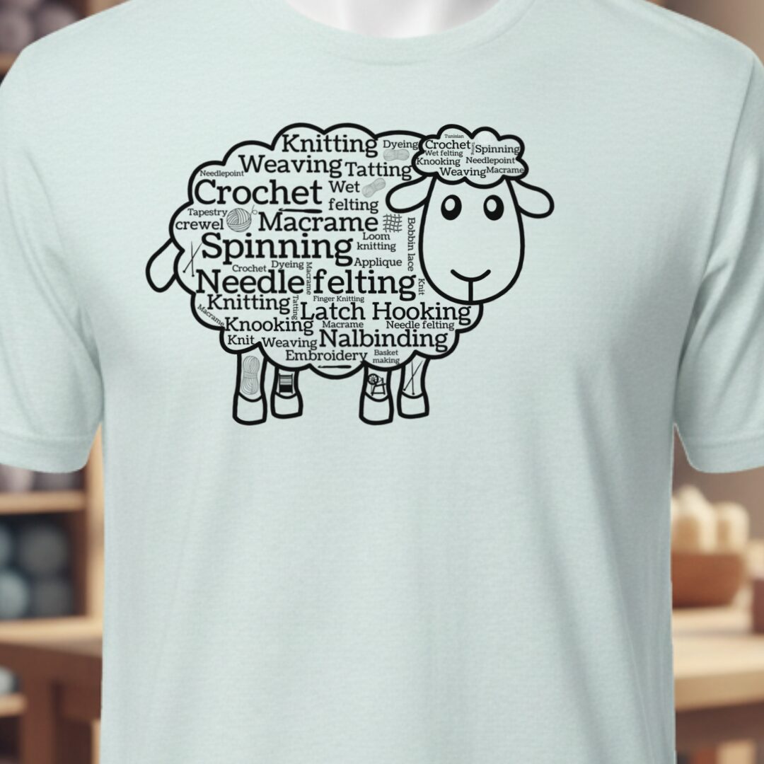 Yarn Cloud T-Shirt Ice Blue t-shirt