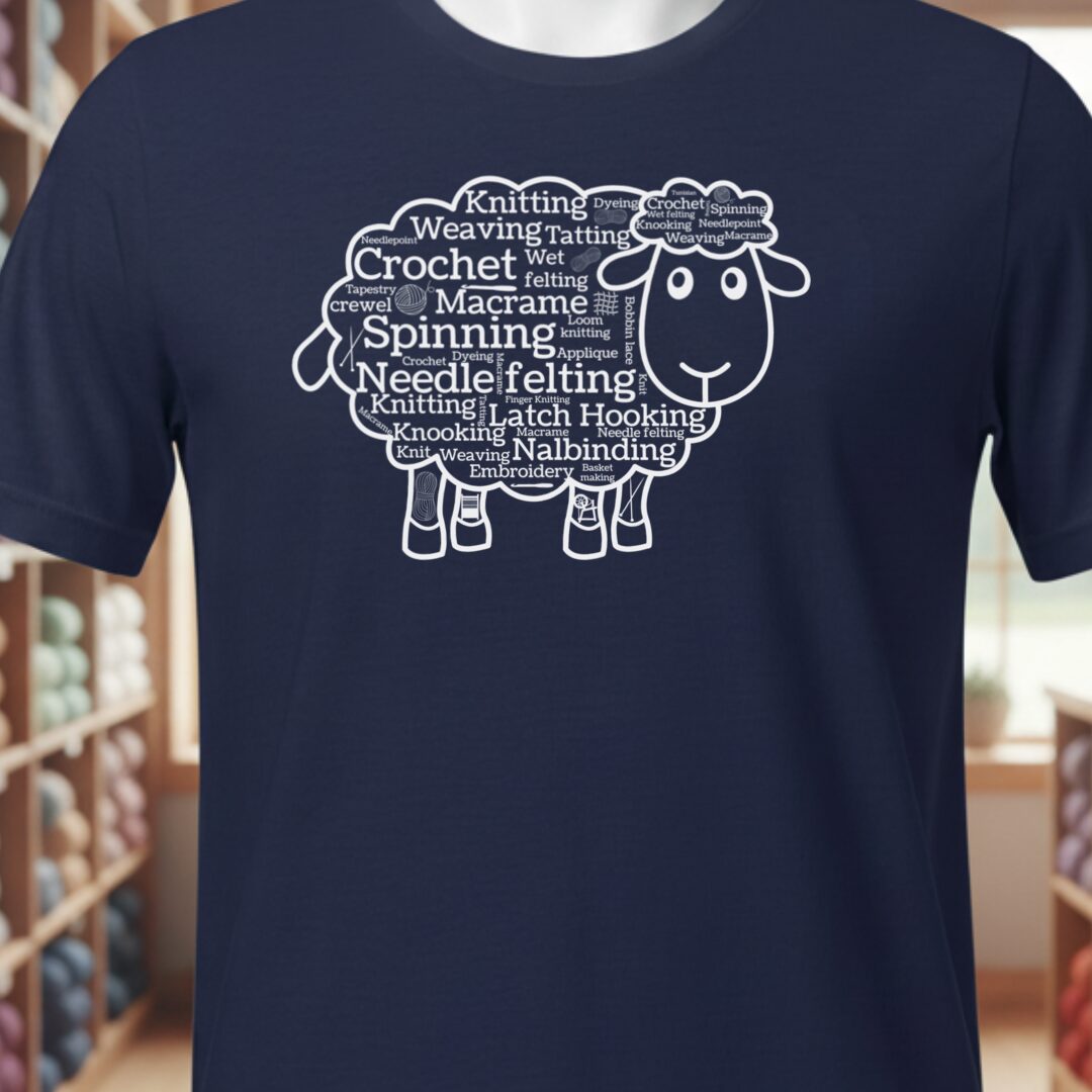 Yarn Cloud T-Shirt Navy t-shirt