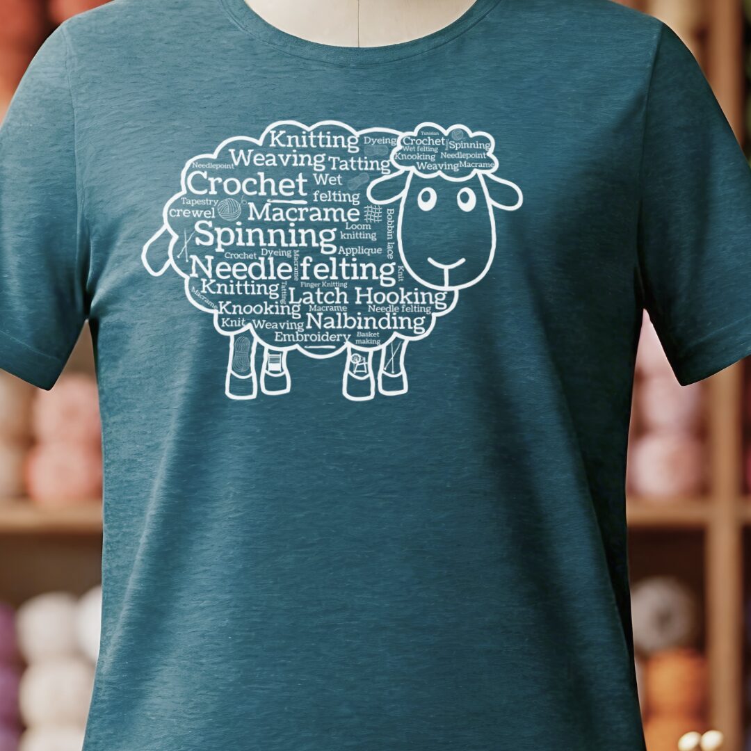 Yarn Cloud T-Shirt Teal Blue t-shirt
