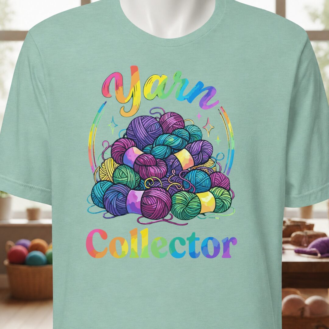 Yarn Collector - Rainbow T-Shirt Sea Breeze t-shirt