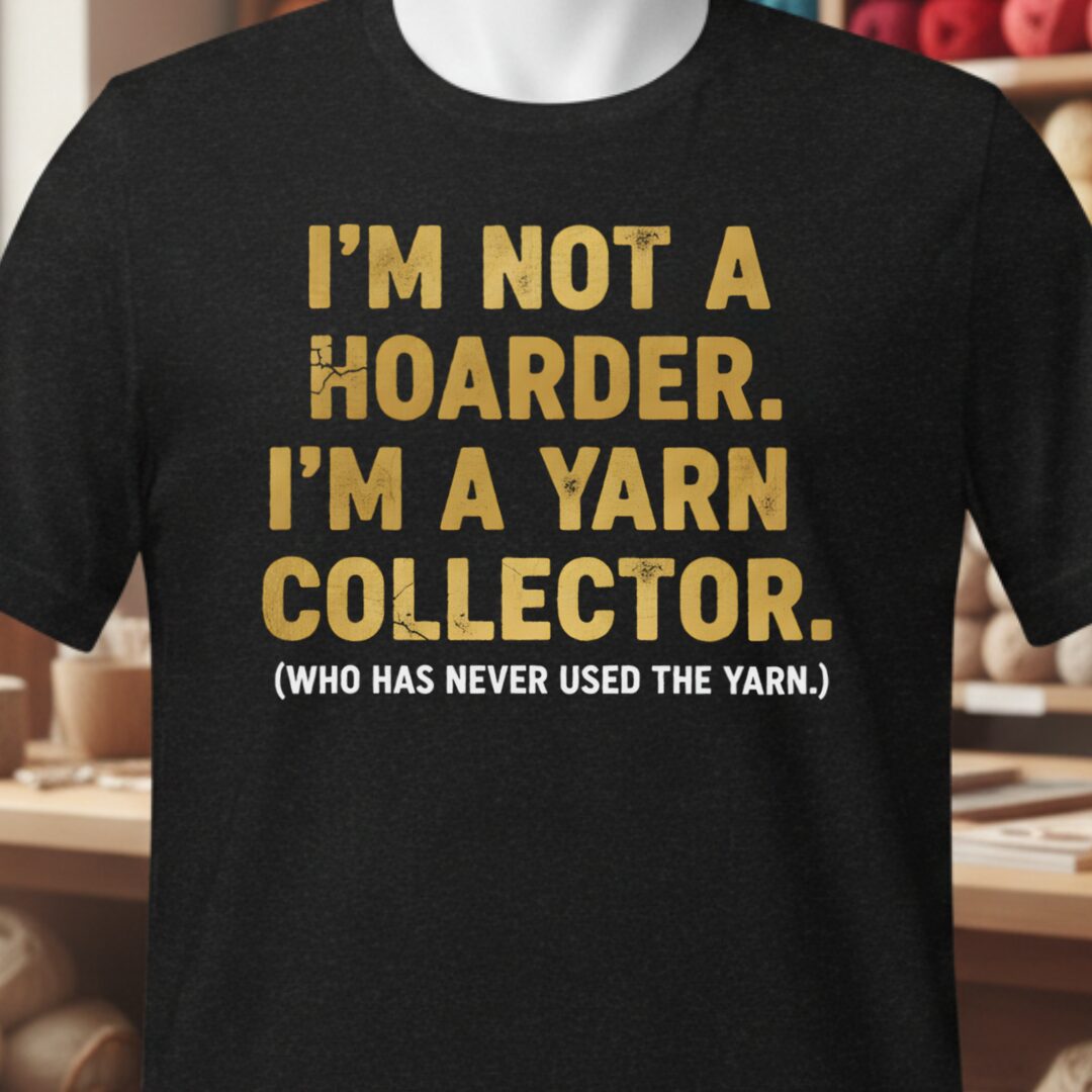 Yarn Collector T-Shirt Black t-shirt