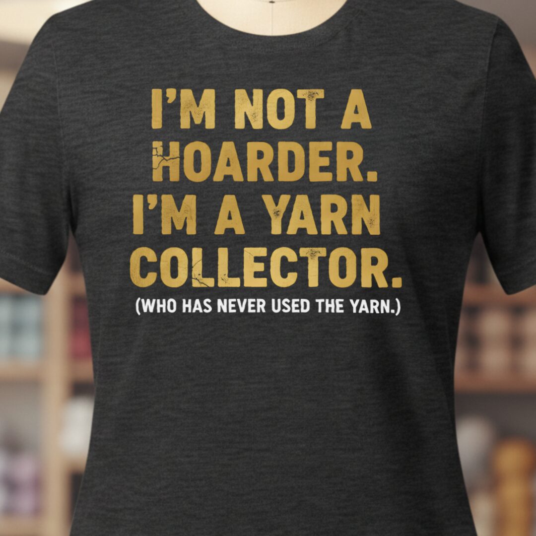 Yarn Collector T-Shirt Dark Grey t-shirt