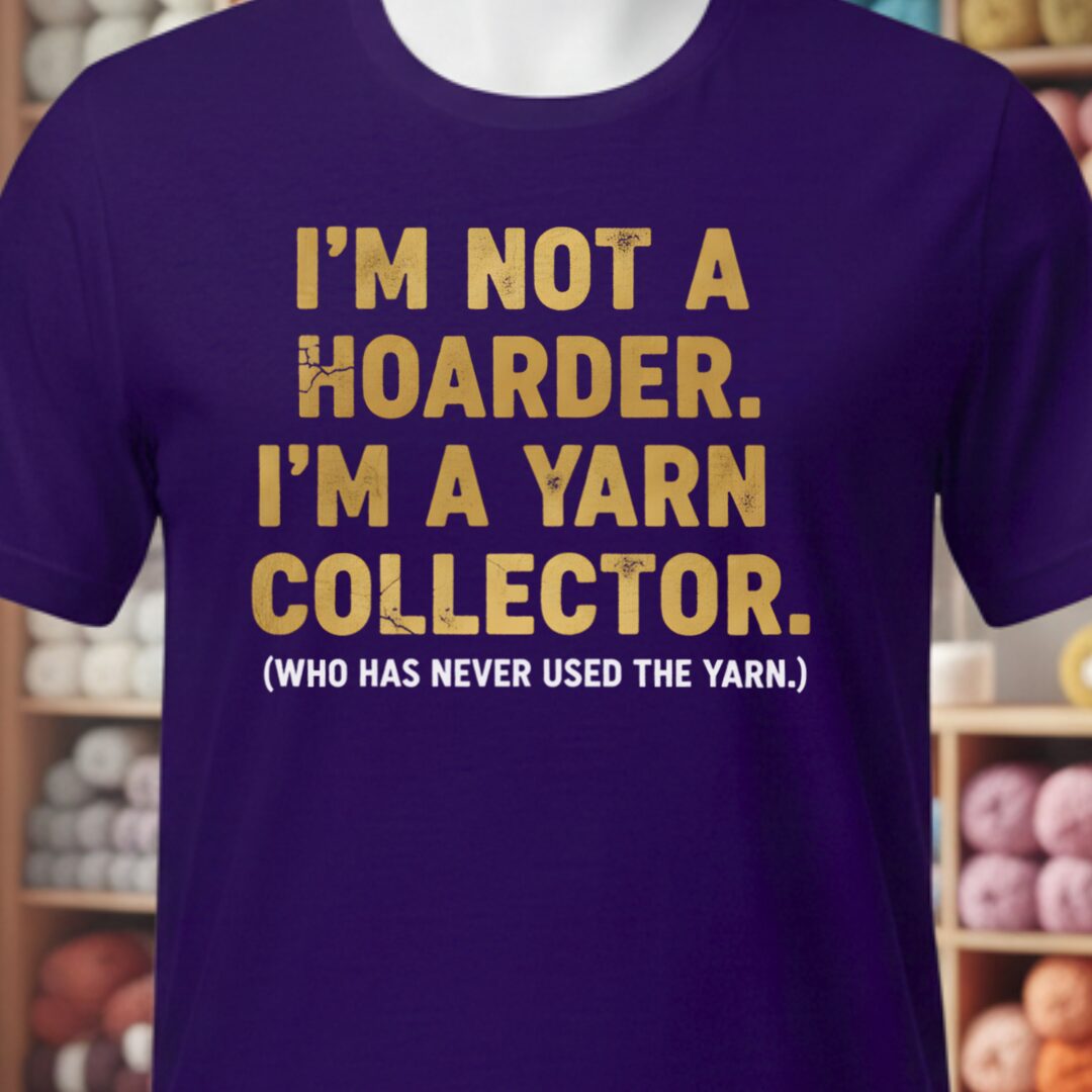 Yarn Collector T-Shirt Purple t-shirt