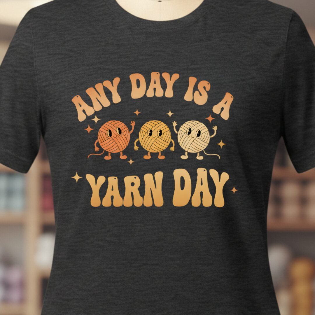 Yarn Day T-Shirt Dark Grey t-shirt