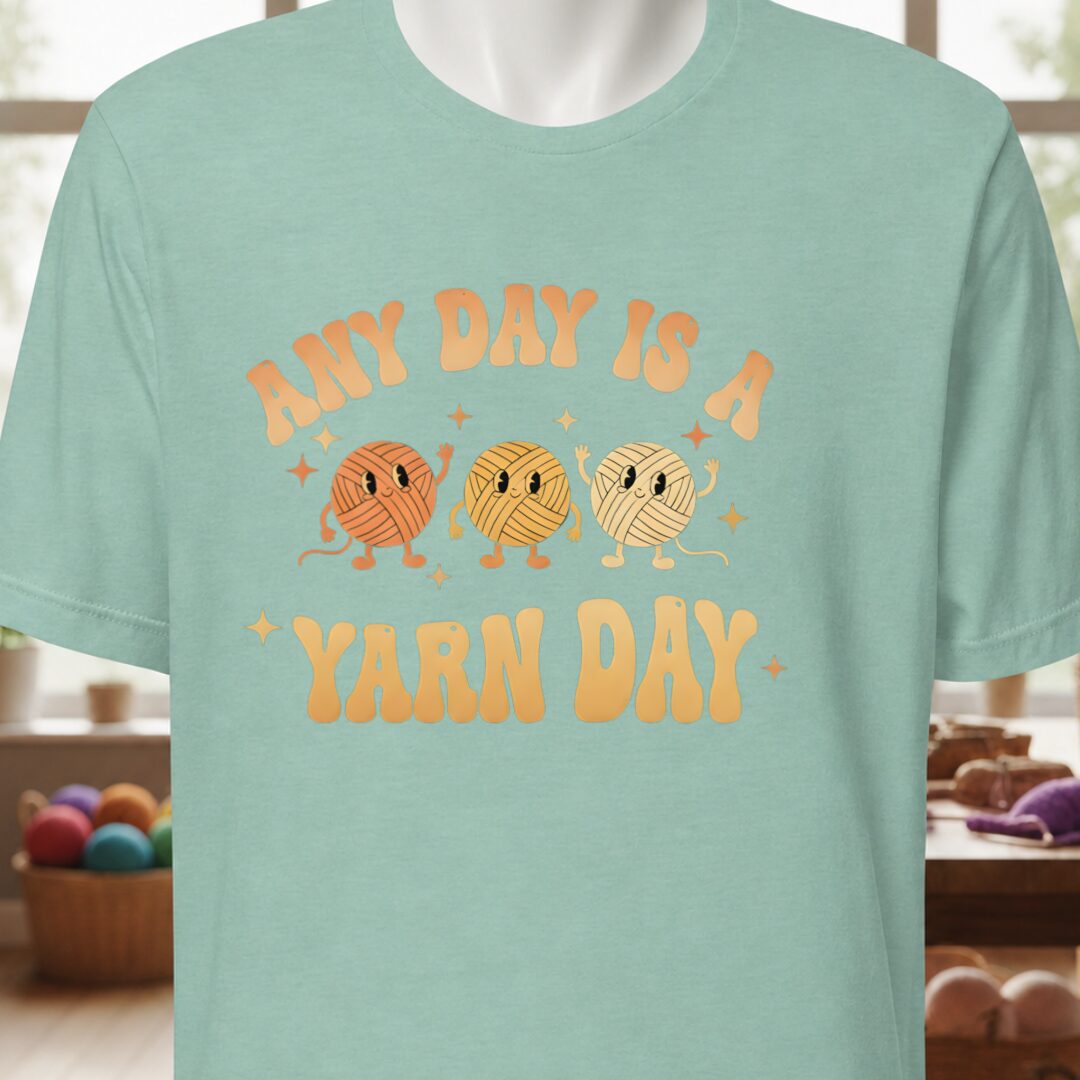 Yarn Day T-Shirt Sea Breeze t-shirt
