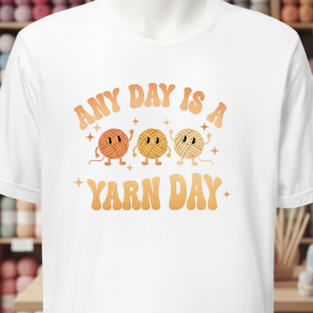 Yarn Day T-Shirt White t-shirt