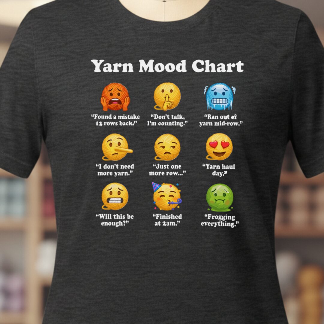 Yarn Emojis T-Shirt Dark Grey t-shirt