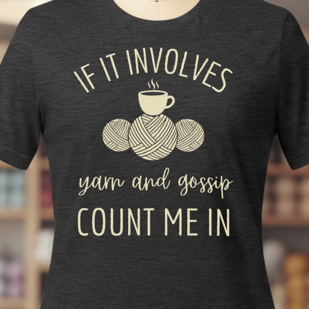 Yarn & Gossip T-Shirt Dark Grey t-shirt