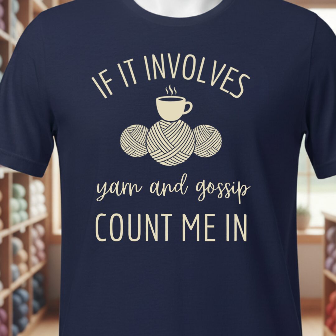 Yarn & Gossip T-Shirt Navy t-shirt