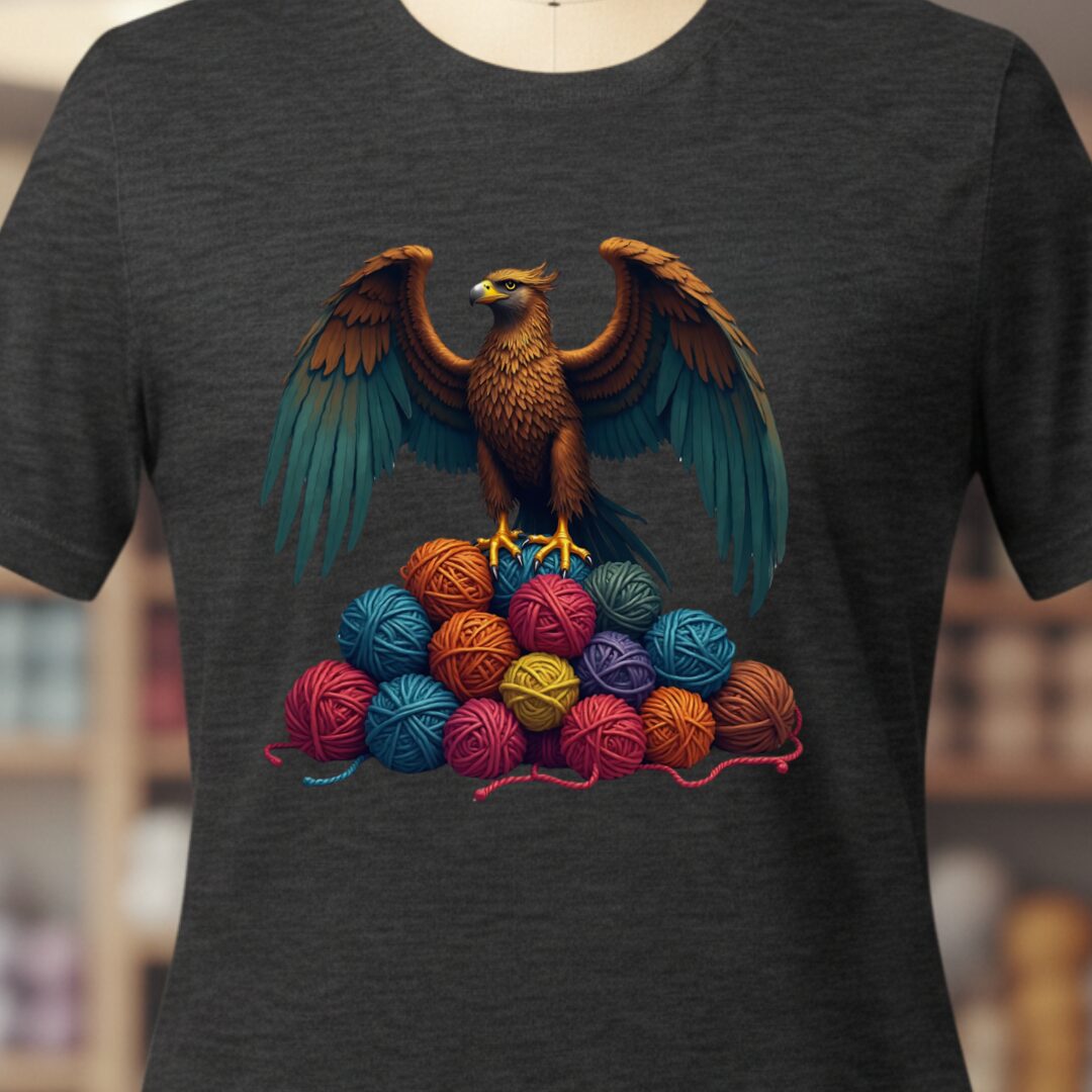 Yarn Guardian Eagle T-Shirt Dark Grey t-shirt