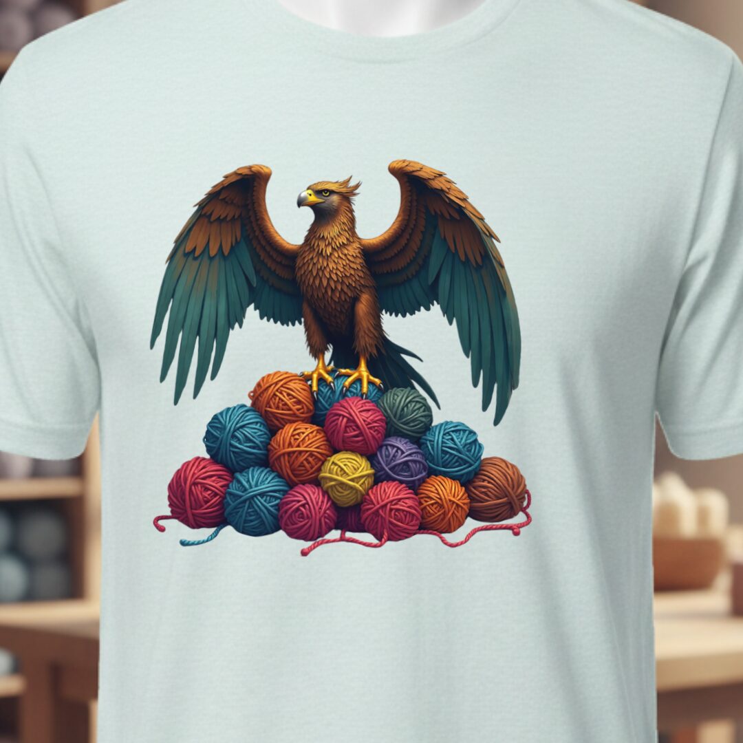 Yarn Guardian Eagle T-Shirt Ice Blue t-shirt