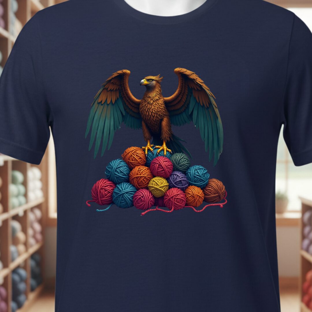 Yarn Guardian Eagle T-Shirt Navy t-shirt