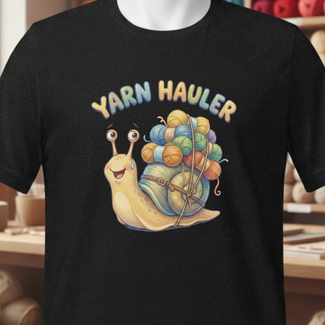 Yarn Hauler T-Shirt Black t-shirt
