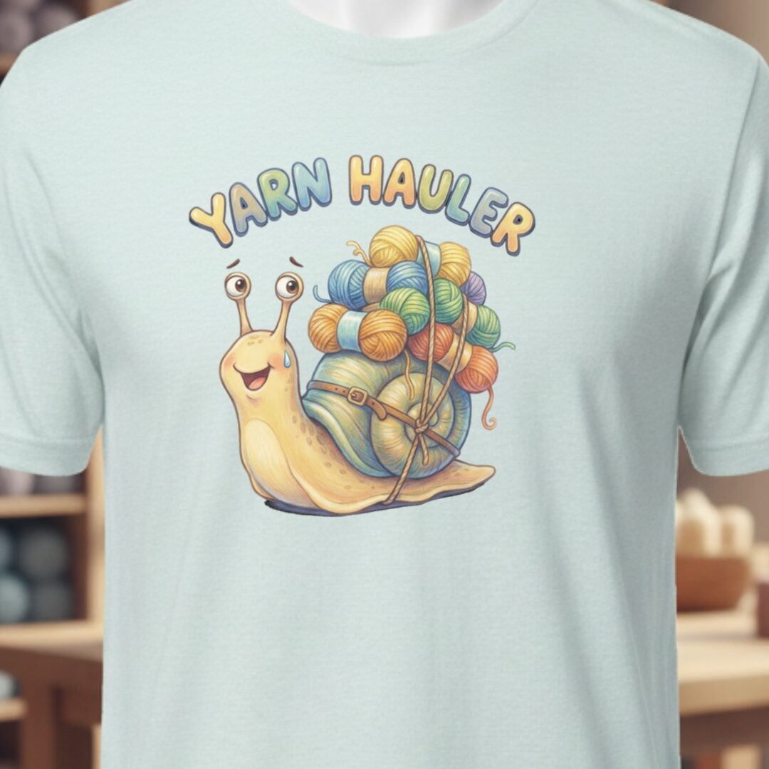 Yarn Hauler T-Shirt Ice Blue t-shirt
