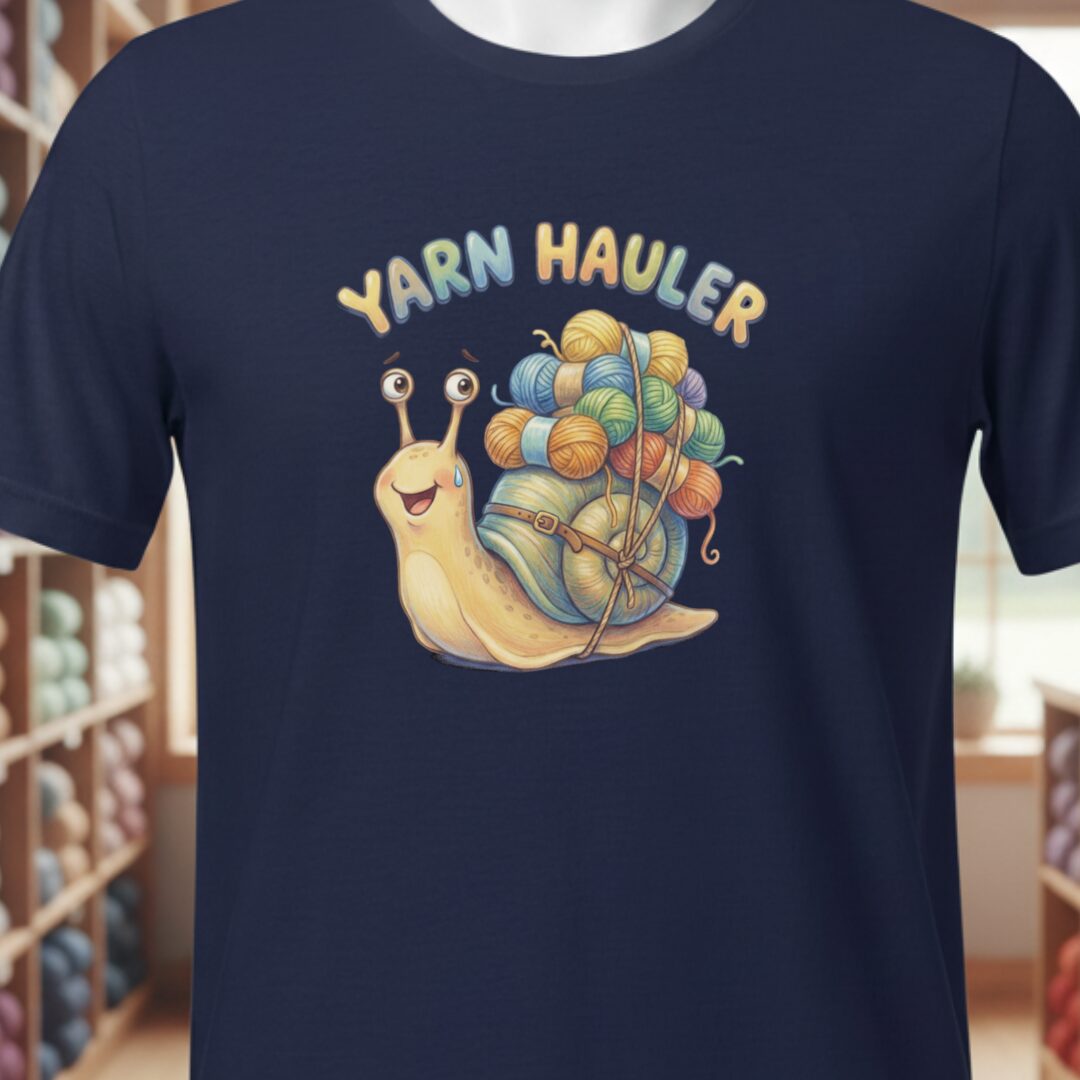 Yarn Hauler T-Shirt Navy t-shirt