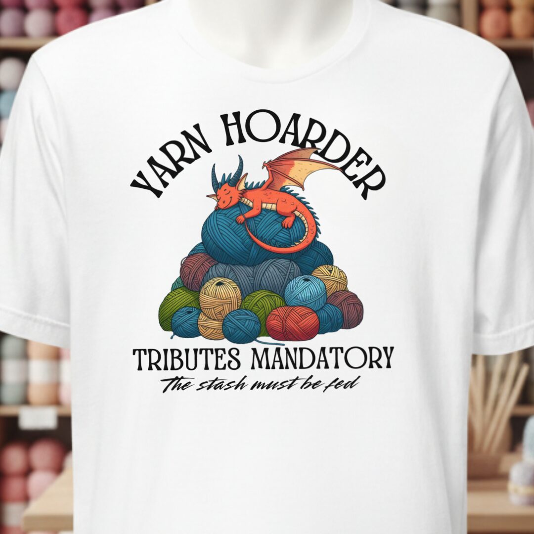 Yarn Hoarder T-Shirt White t-shirt
