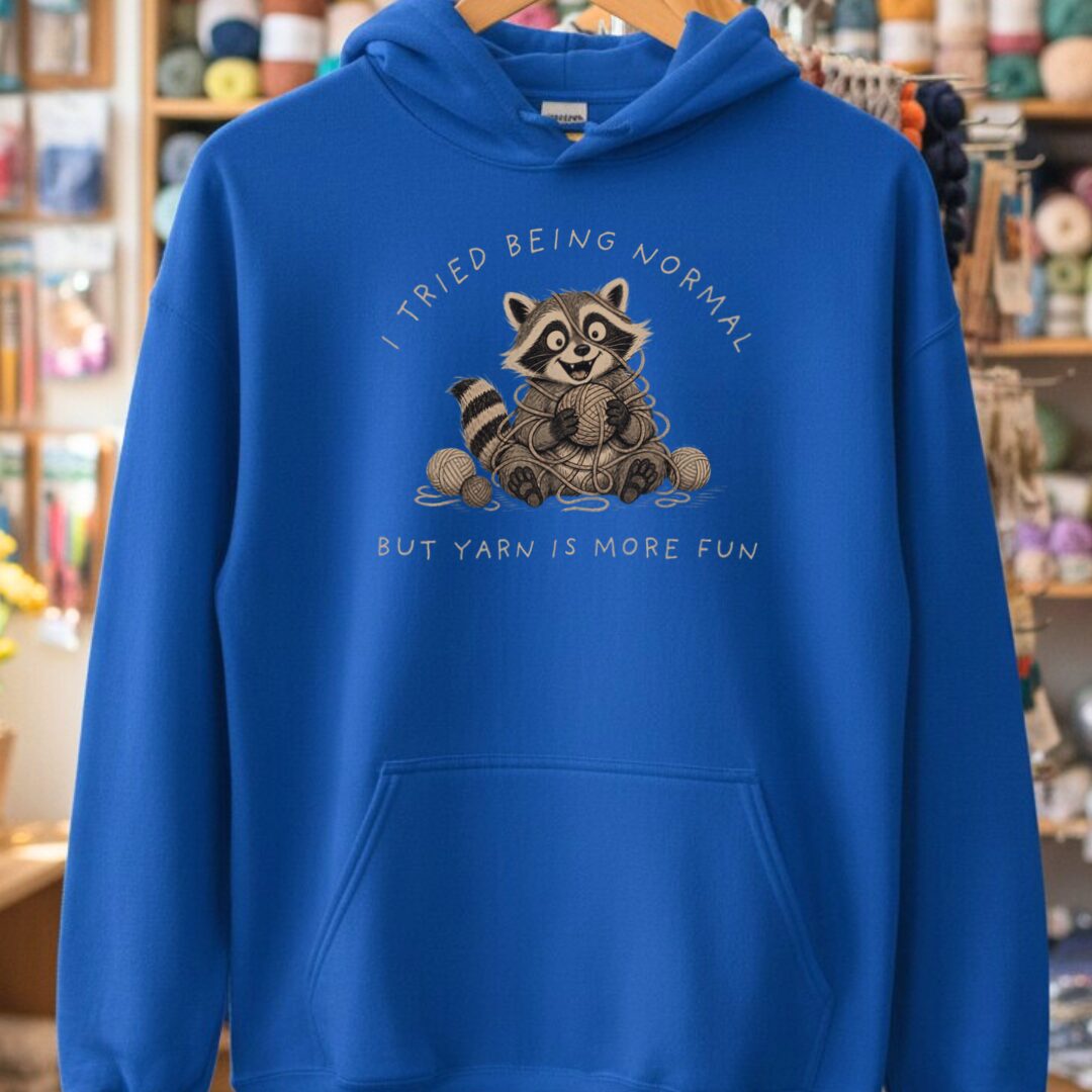 Yarn Is More Fun Royal Hoodie.jpg