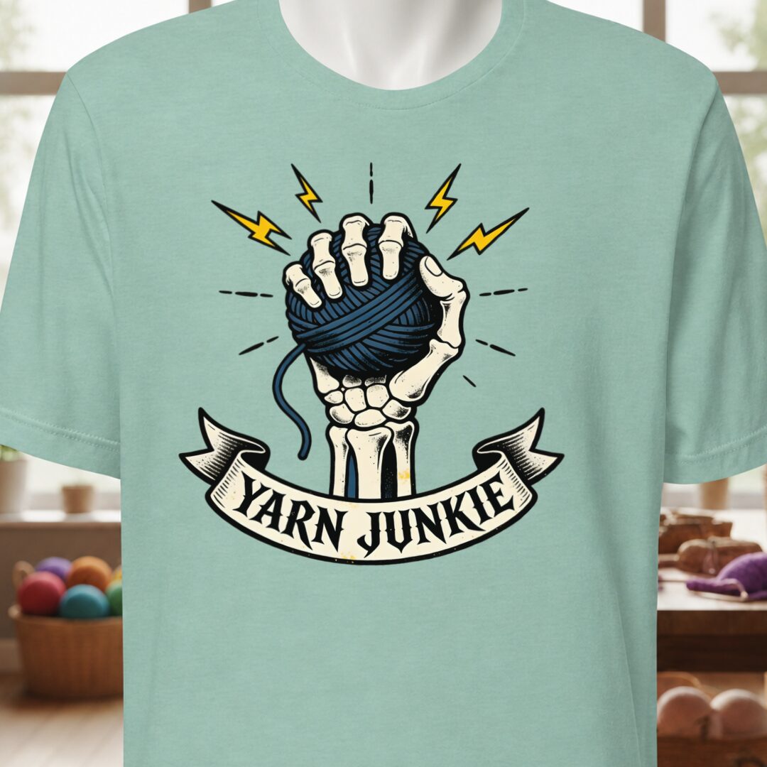 Yarn Junkie T-Shirt Sea Breeze t-shirt