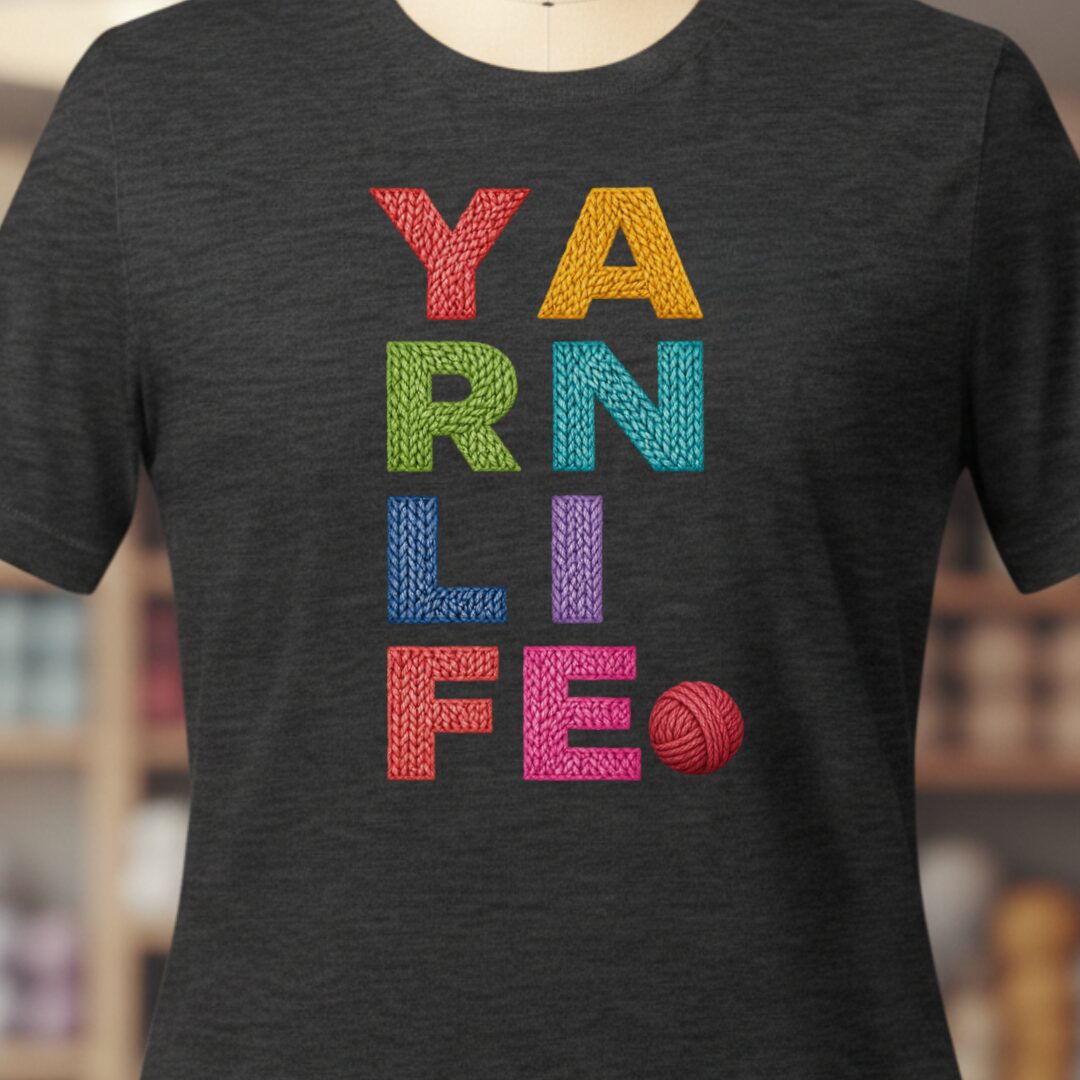 Yarn Life T-Shirt Dark Grey t-shirt