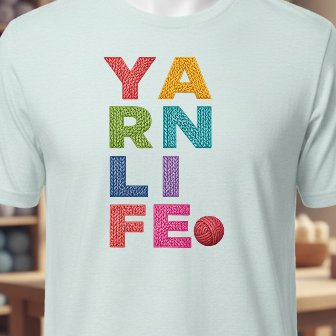 Yarn Life T-Shirt Ice Blue t-shirt