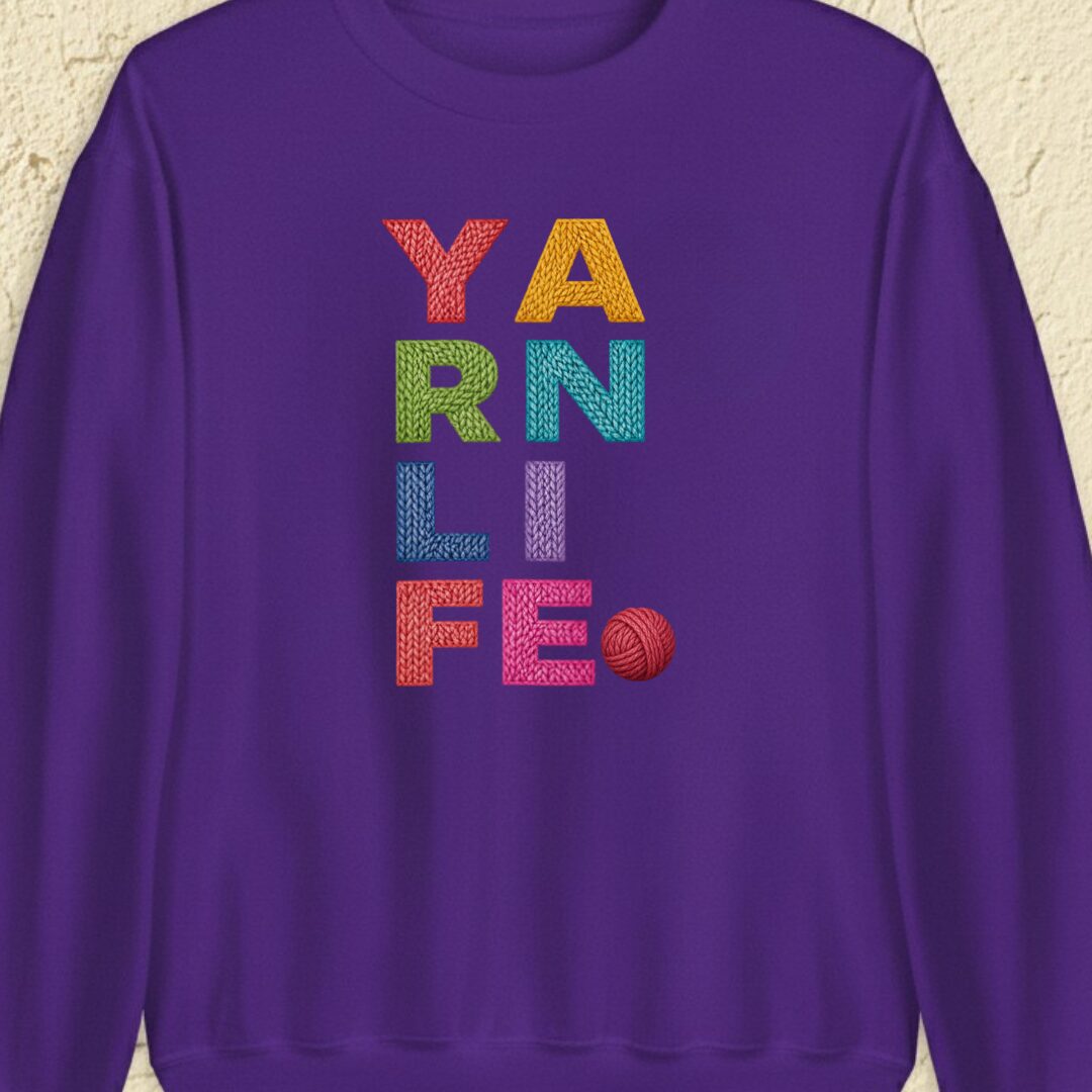 Yarn Life Purple Sweatshirt.jpg