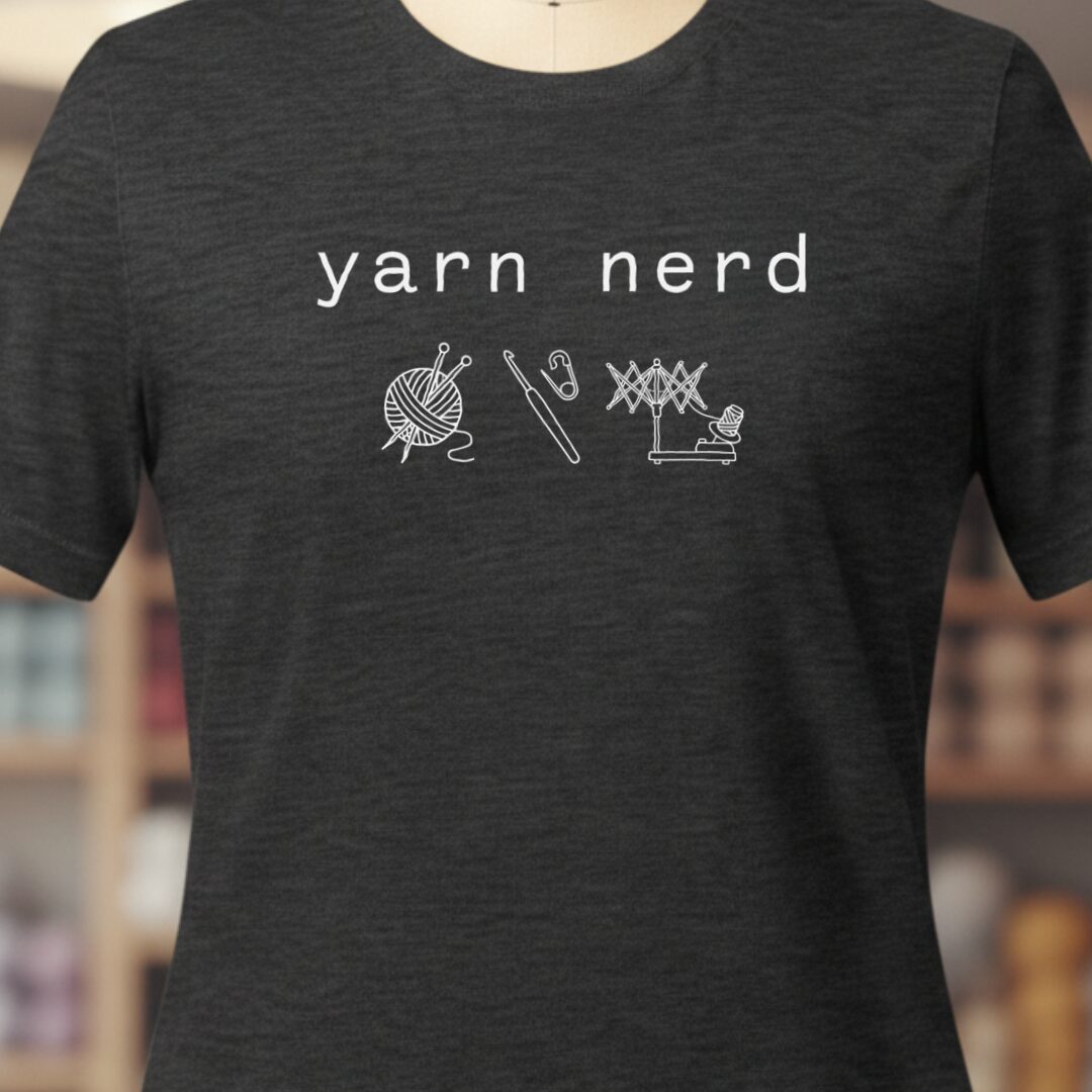 Yarn Nerd Dark Grey T-Shirt.jpg
