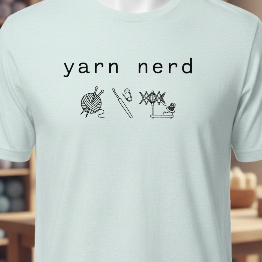 Yarn Nerd Ice Blue T-Shirt.jpg