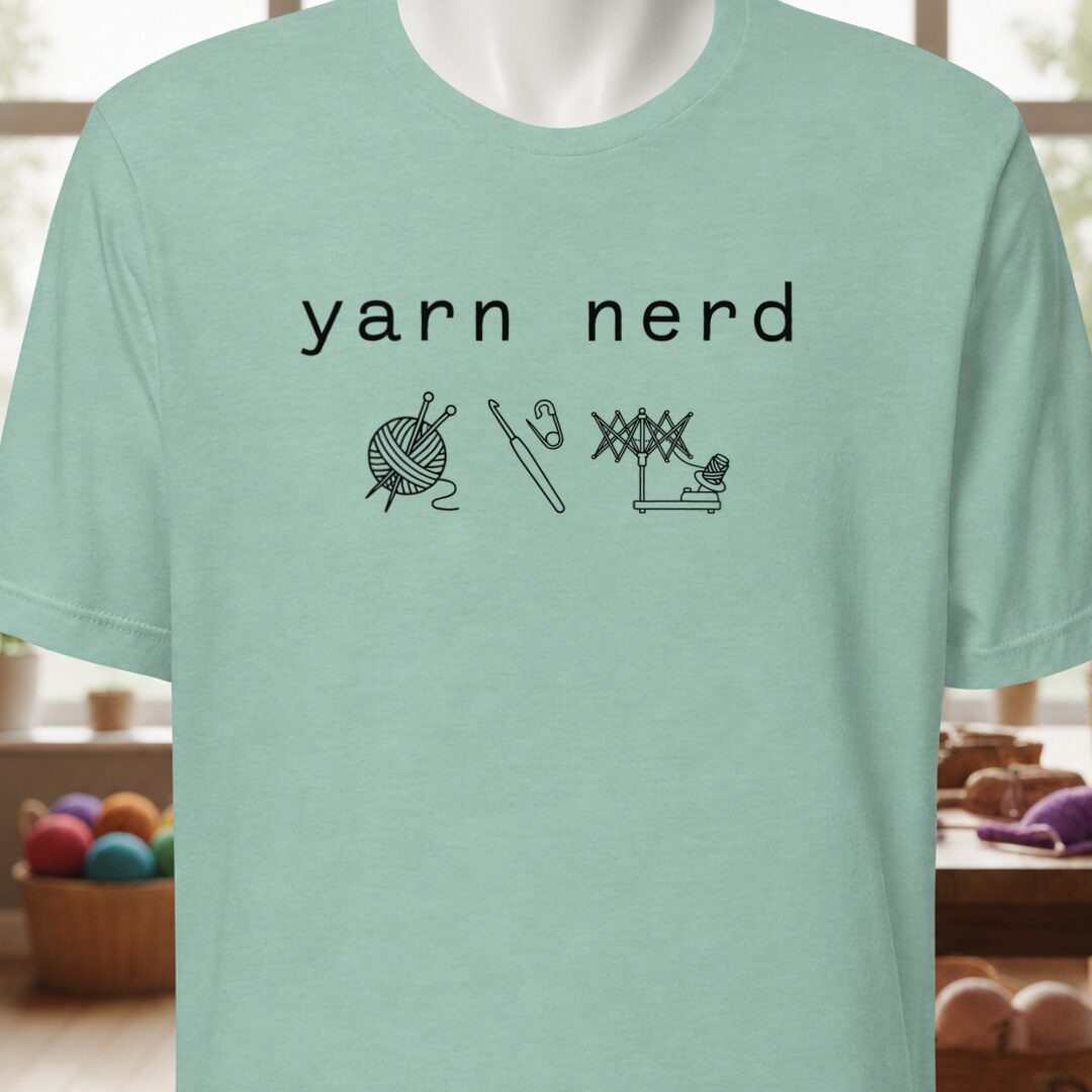 Yarn Nerd Sea Breeze T-Shirt.jpg