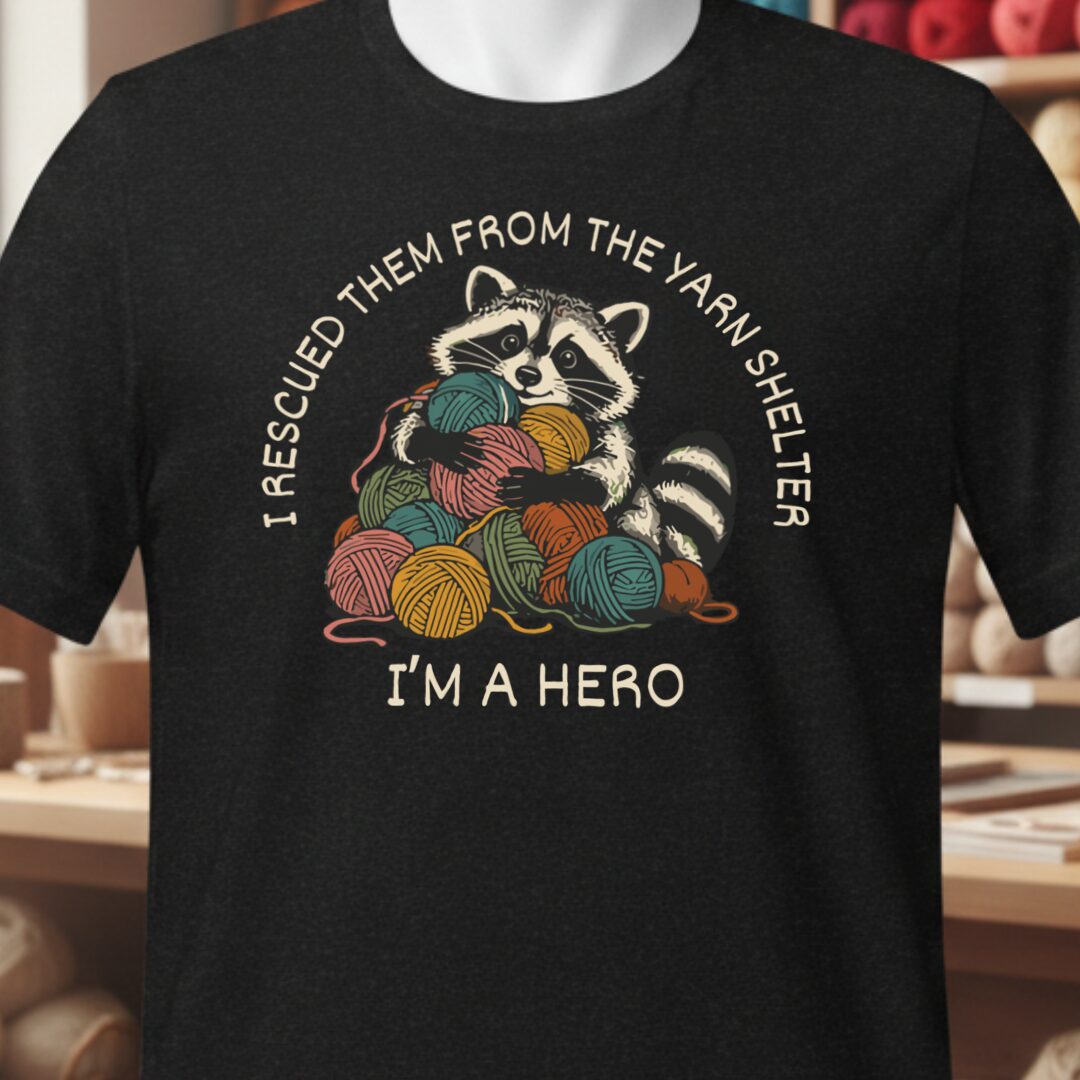 Yarn Shelter T-Shirt Black t-shirt