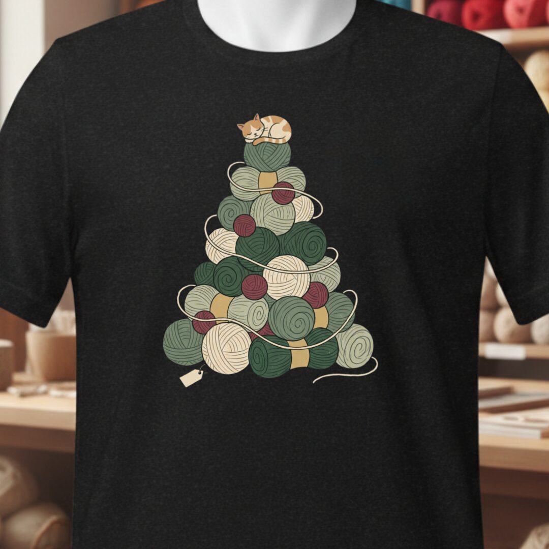 Yarn Tree T-Shirt Black t-shirt