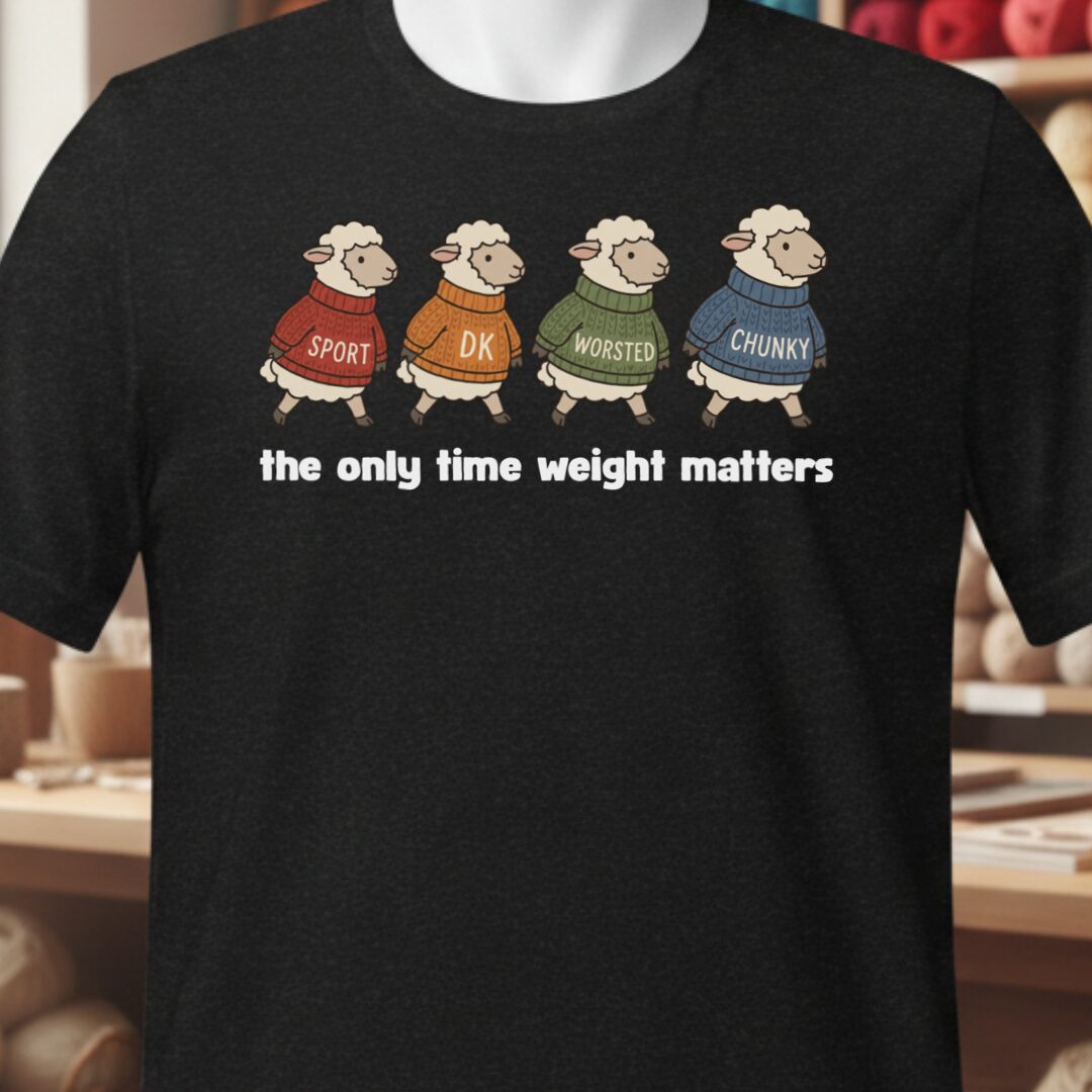 Yarn Weight T-Shirt Black t-shirt