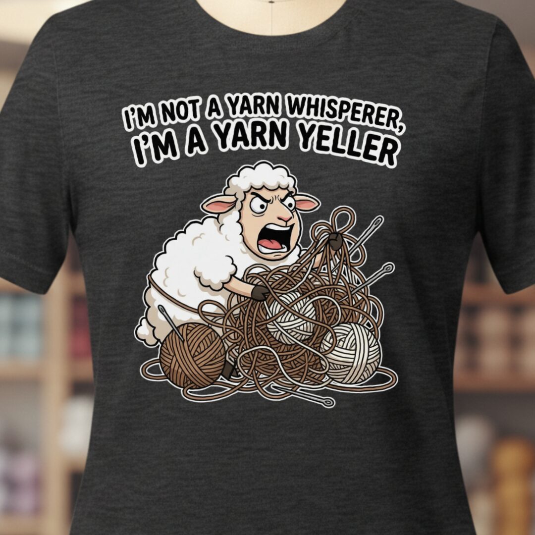 Yarn Yeller T-Shirt Dark Grey t-shirt