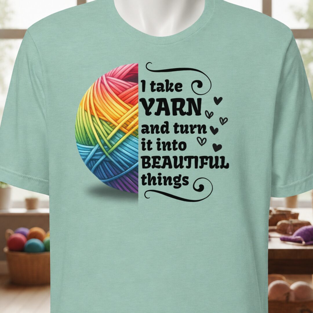 Yarn to Beauty T-Shirt Sea Breeze t-shirt