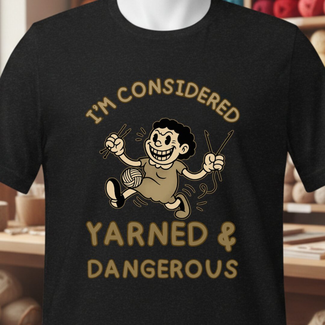 Yarned & Dangerous T-Shirt Black t-shirt