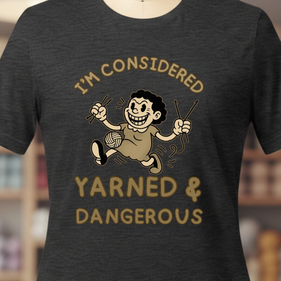 Yarned & Dangerous T-Shirt Dark Grey t-shirt
