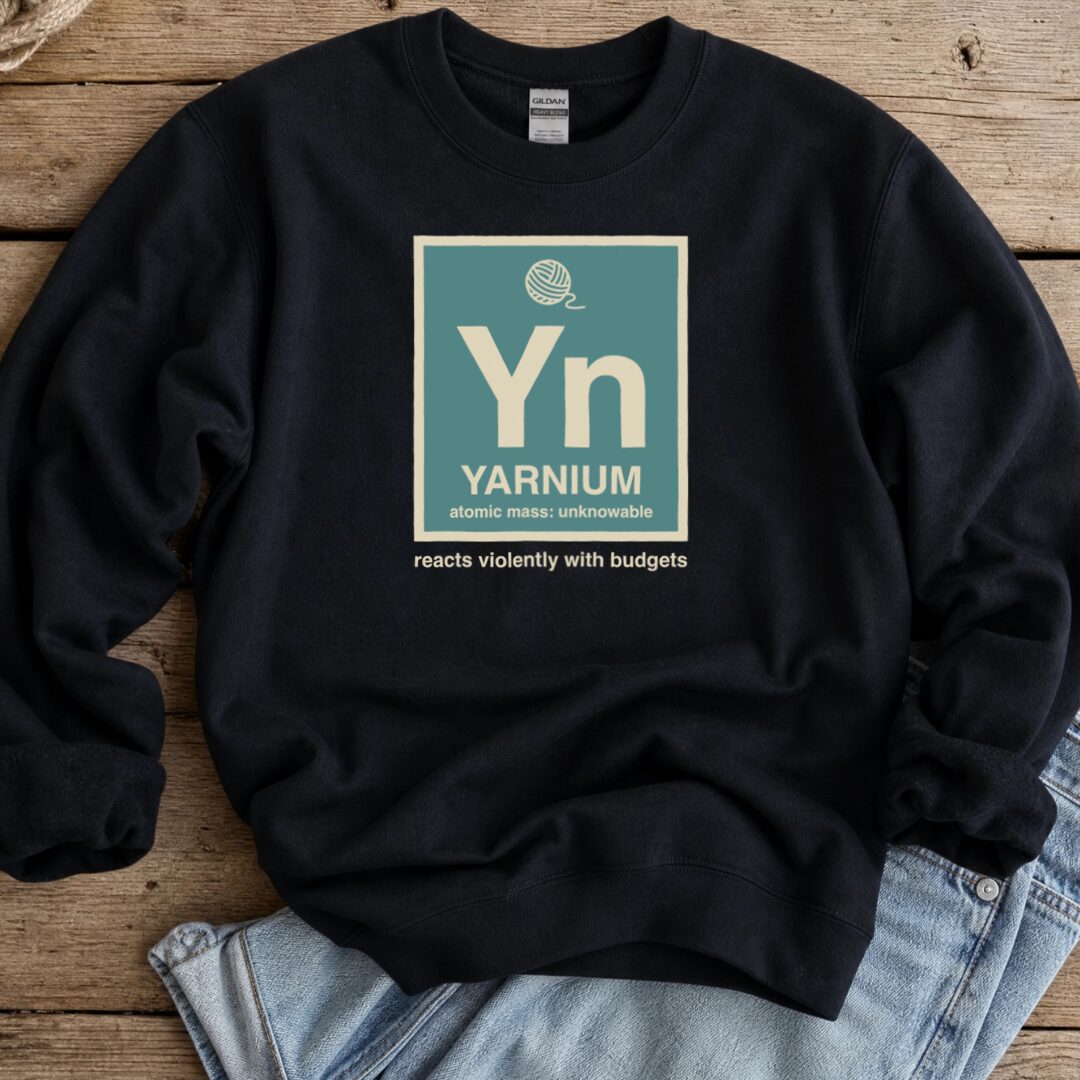 Yarnium Sweatshirt Black t-shirt