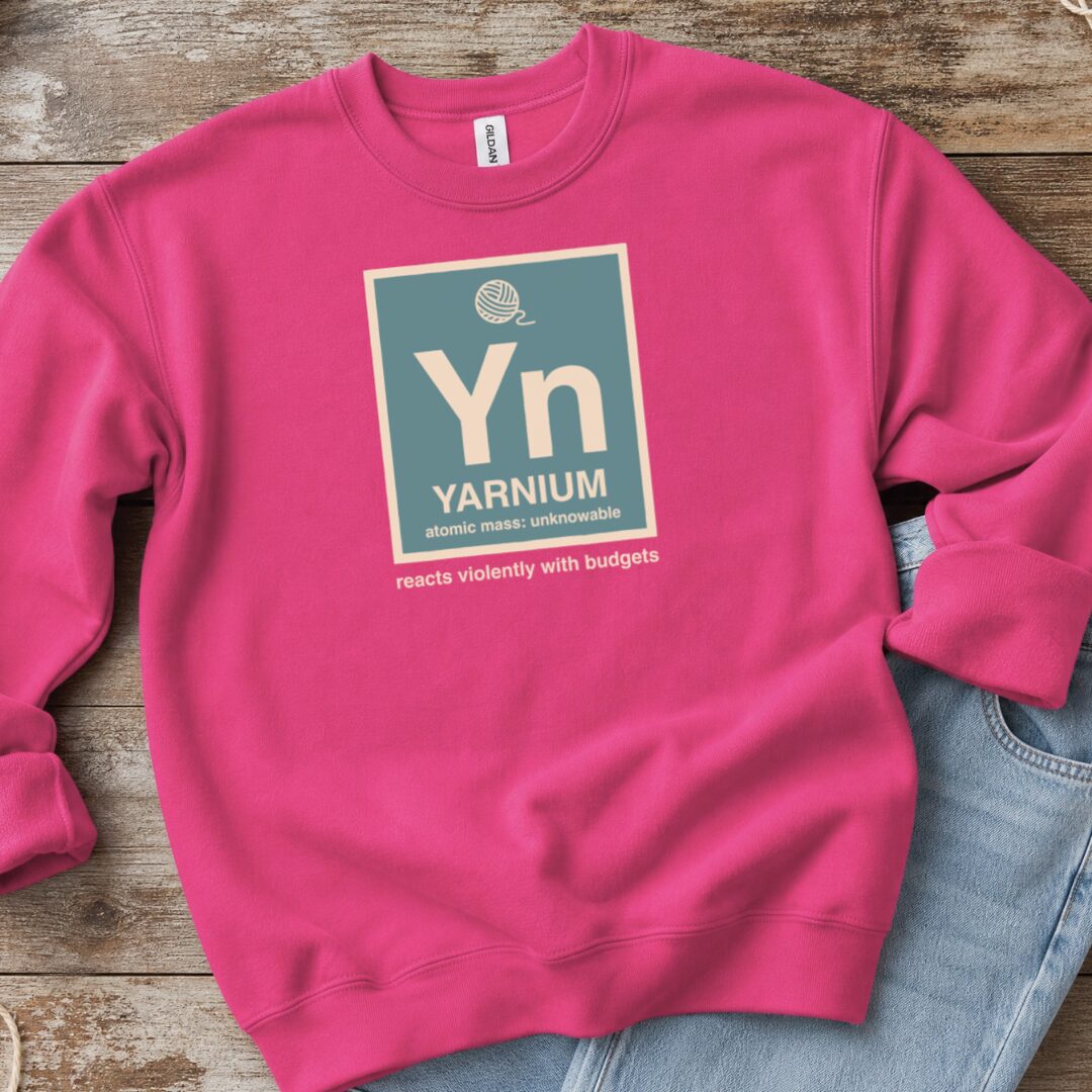Yarnium Sweatshirt Bright Pink t-shirt
