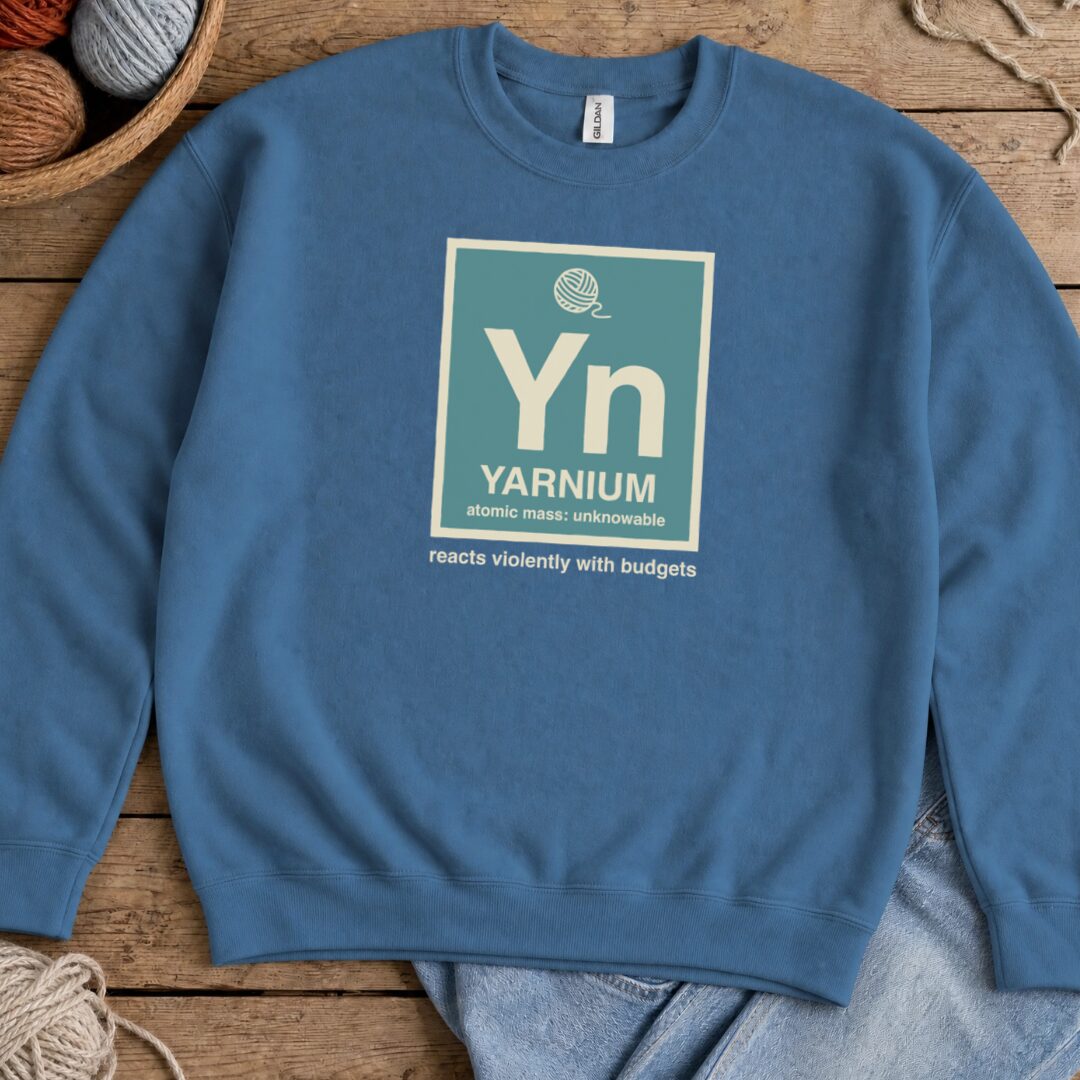 Yarnium Sweatshirt Indigo Blue t-shirt