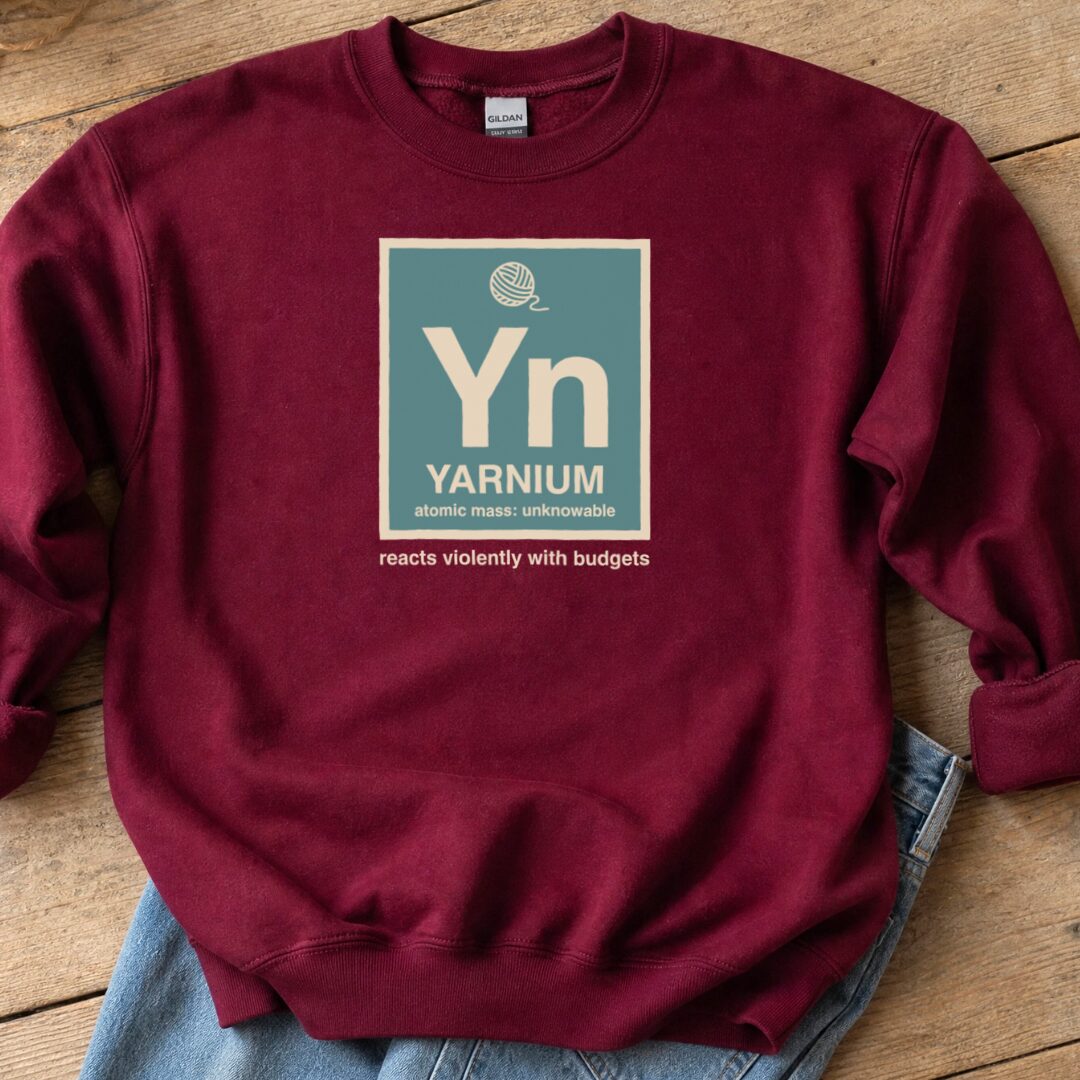 Yarnium Sweatshirt Maroon t-shirt