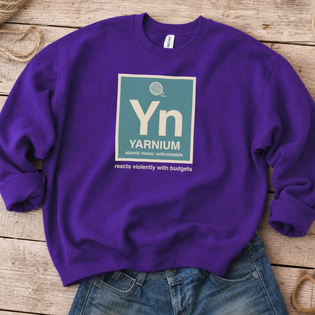 Yarnium Sweatshirt Purple t-shirt