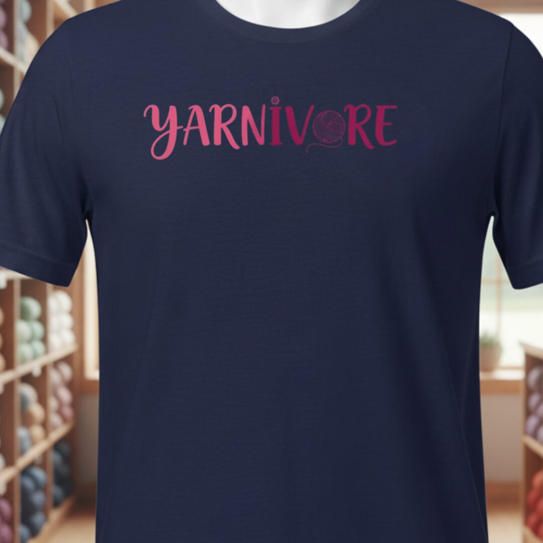 Yarnivore T-Shirt Navy t-shirt