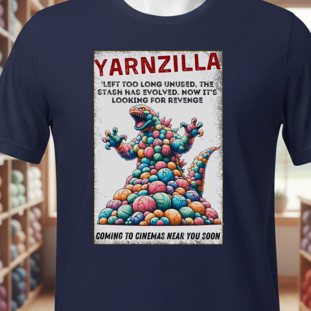 Yarnzilla T-Shirt Navy t-shirt
