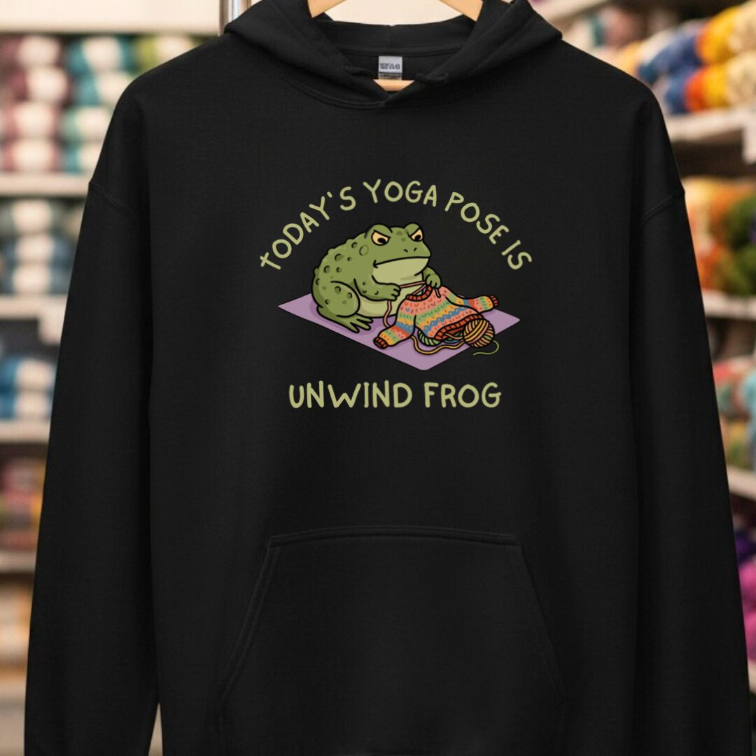 Yoga Pose Black Hoodie.jpg