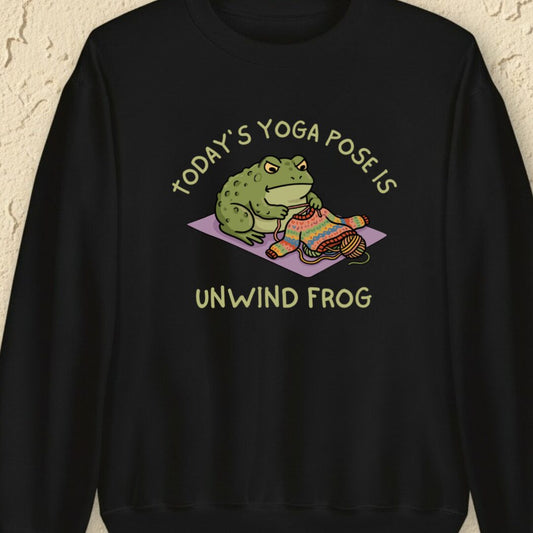 Yoga Pose Black Sweatshirt.jpg