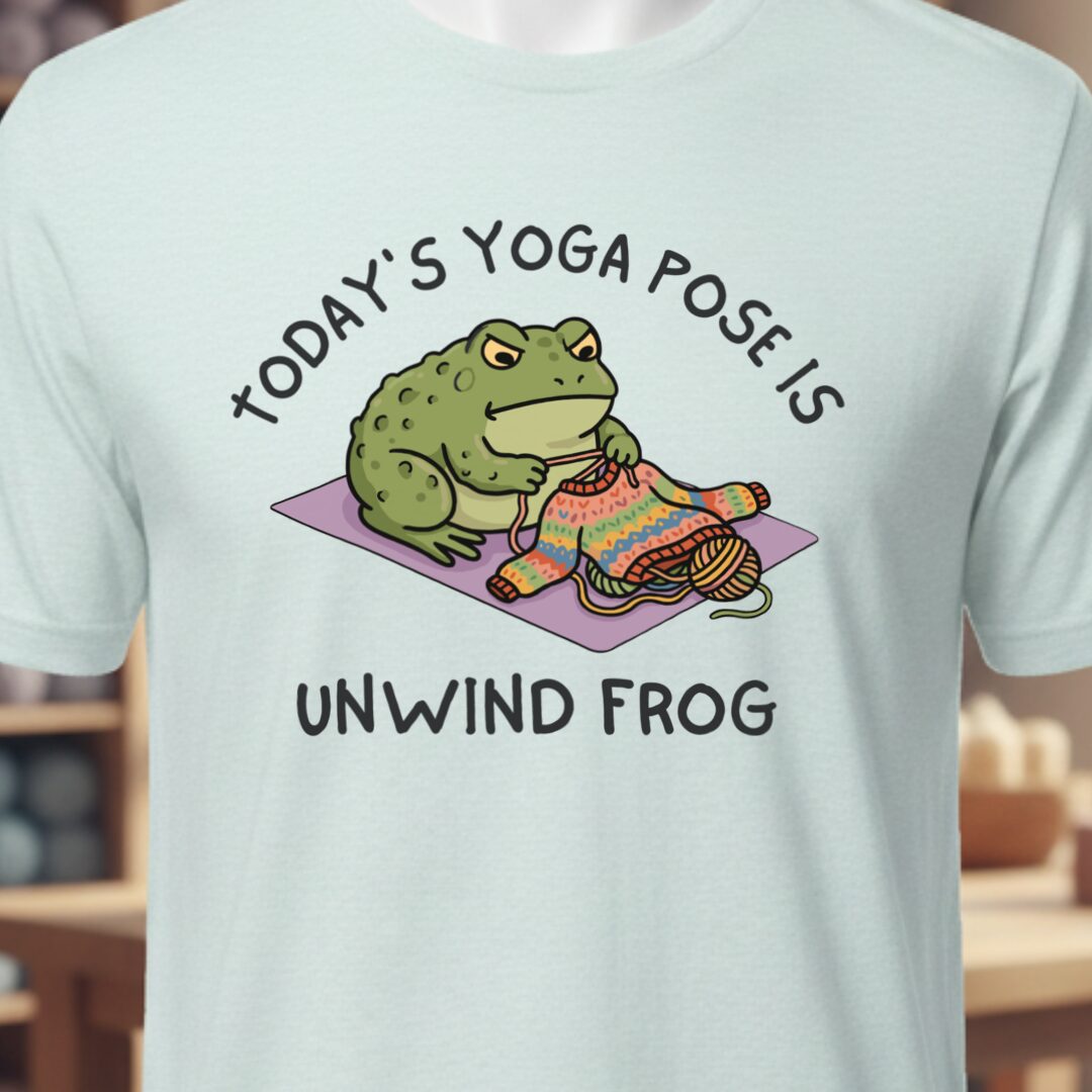 Yoga Pose T-Shirt Ice Blue t-shirt